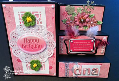 My Crafty Corner: Happy Birthday Edna - A Side Step Card