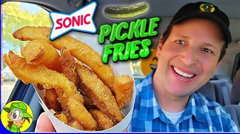 Sonic® 🚗🔊 PICKLE FRIES Review 🥒🍟 | Peep THIS Out! 🕵️‍♂️ - YouTube