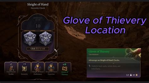 Gloves of Thievery Location 🎬🌟💓 Baldur's Gate 3. - YouTube