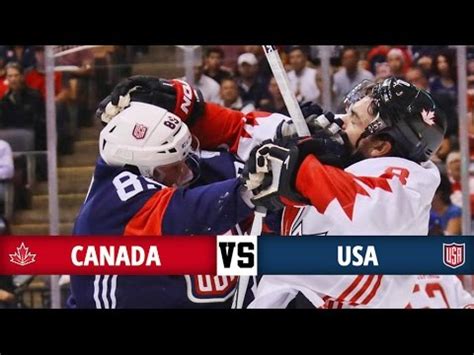 Canada vs USA - World Cup of Hockey 2016 - All Goals (20/9/16) - YouTube