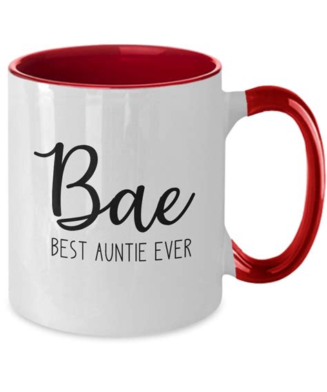 Bae Best Aunt Ever Coffee Mug Bae Mug Best Aunt Ever Mug - Etsy UK