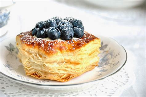 Lemon Blueberry Puff Pastry Tarts