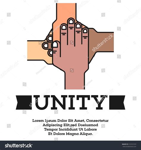 Unity Race Equality Poster Campaign Stock Vector (Royalty Free) 515721919 | Shutterstock