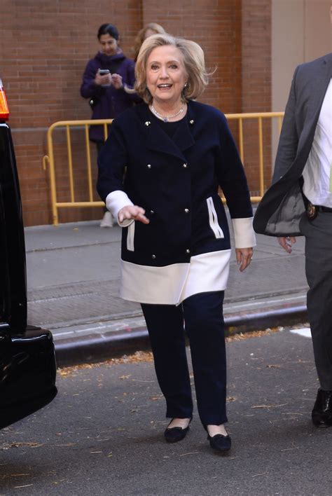 Hillary Clinton - Leaving the Studios of The View Show in NYC 08/11 ...