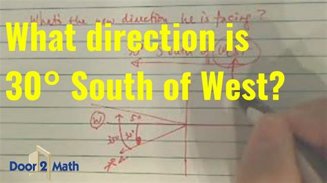 Understand Bearing and Navigation Word Problems FAST | SAT Math - YouTube