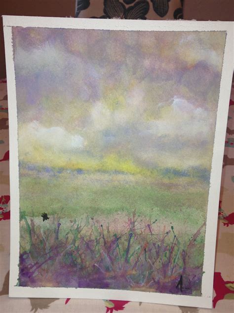 Watercolour meadows | Artwork, Original artwork, Painting