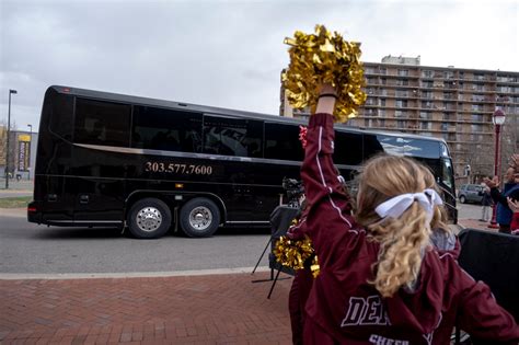 PHOTOS: University of Denver Pioneers men’s hockey team heads to Frozen ...