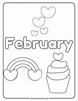 February coloring Pages february Free Printable – Artofit sketch template