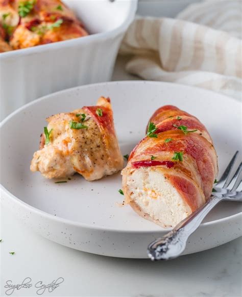 Bacon Wrapped Cream Cheese Chicken