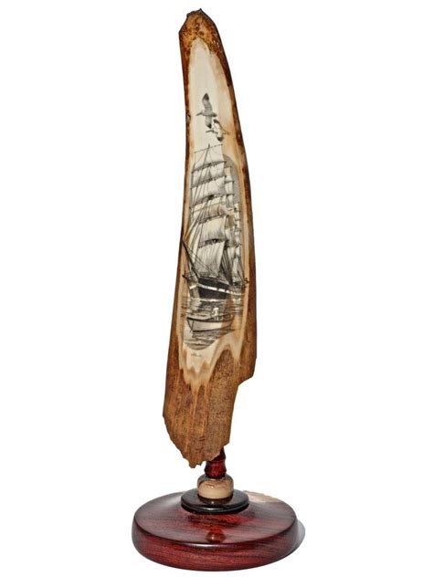 Item Sold - Scrimshaw Gallery | Scrimshaw art, Scrimshaw, Nautical artwork