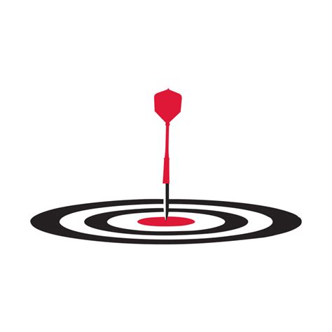 Appealing Dart Landing BullsEye Vector Art - Design Shop by AquaDigitizing