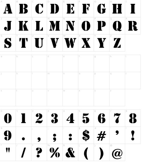 Stencil Font Generator