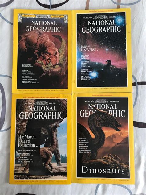 Rare copies of National Geographic : The Dinosaurs Series : $5 each, Hobbies & Toys, Books ...