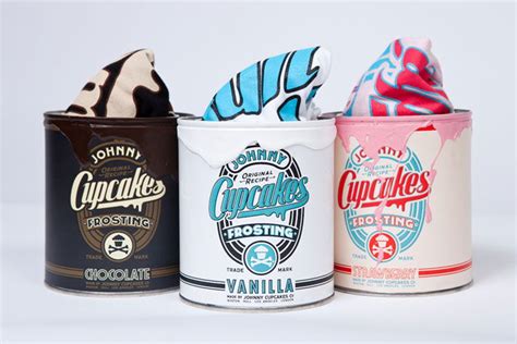 Johnny Cupcakes Frosting T-shirts | Dieline - Design, Branding & Packaging Inspiration