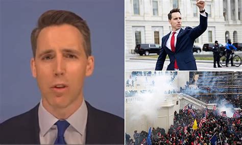 Josh Hawley defends his fist pump before the Capitol riot