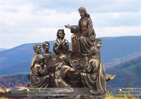 Large Sermon on the Mount outdoor sculpture | Religious Sculpture