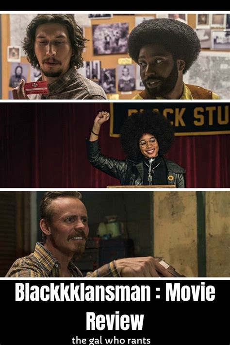 BlackkKlansman Movie Review: The bold and the beautiful. | Spike lee movies, Best supporting ...