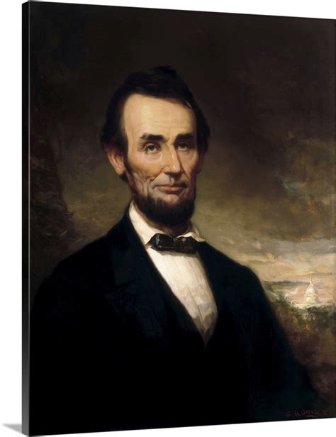 Presidential Portrait Of The 16th U.S. President, Abraham Lincoln Wall Art, Canvas Prints ...