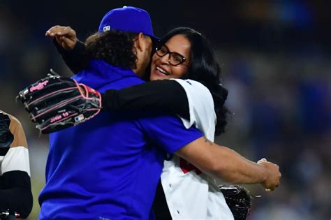 Brusdar Graterol's Mom Steals the Show Before Dodgers Game vs Giants ...