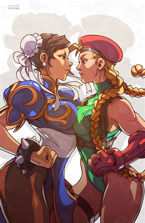 Street Fighter, Chun-li & Cammy, by edwin huang | Street fighter game ...