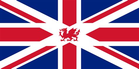 Alternative flag of the United Kingdom, including the Welsh. : r/vexillology