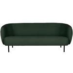 Warm Nordic Cape sofa, 3-seater, forest green | Finnish Design Shop