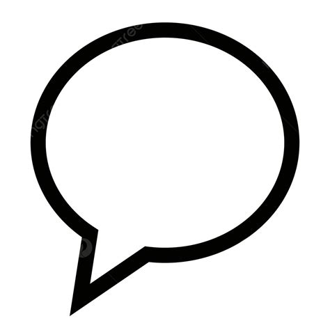 Simple Speech Balloon Icon Vector Message Balloon Cloud Vector, Message, Balloon, Cloud PNG and ...