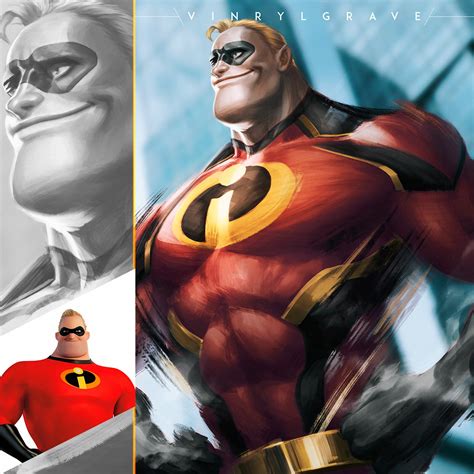 The INCREDIBLES (1/4) - Mr Incredible, Kevin Tan | Vinrylgrave on ...