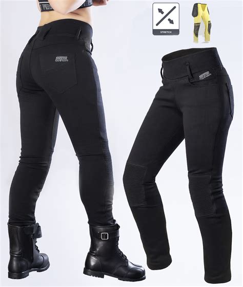 LADY KEVLAR LEGGINGS BIKER MC PANTALON - sharkspeedmoto.ch