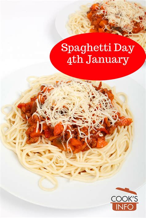 Spaghetti Day - CooksInfo