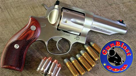 Shooting the Ruger Redhawk 45 ACP/45 Colt Double-Action Revolver ...