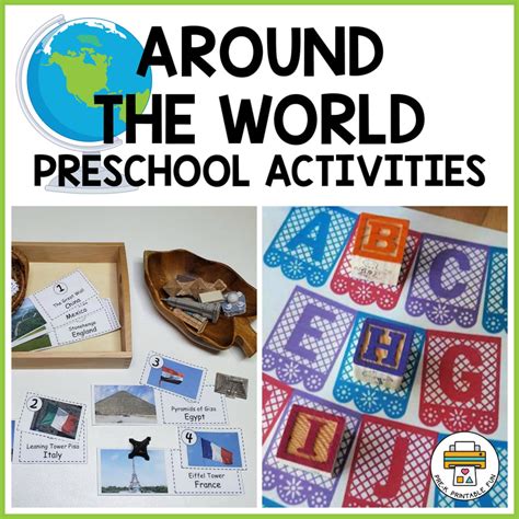 Around the World Activity Pack - Pre-K Printable Fun