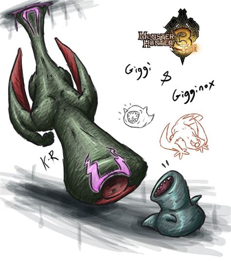 MHTri Day 25 Giggi 'n Gigginox by Frost8 on DeviantArt in 2022 | Monster hunter, Monster, Capcom