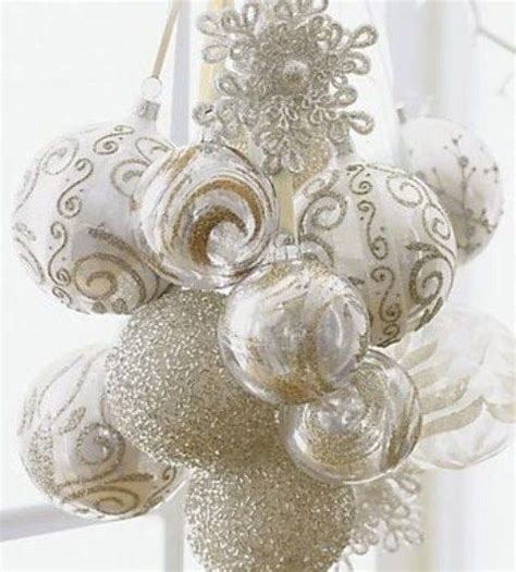 White and gold ornaments | Christmas themes decorations, White christmas, Christmas wishes