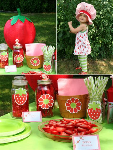 DIY Strawberry Shortcake Birthday Party Ideas - Party Ideas | Party ...