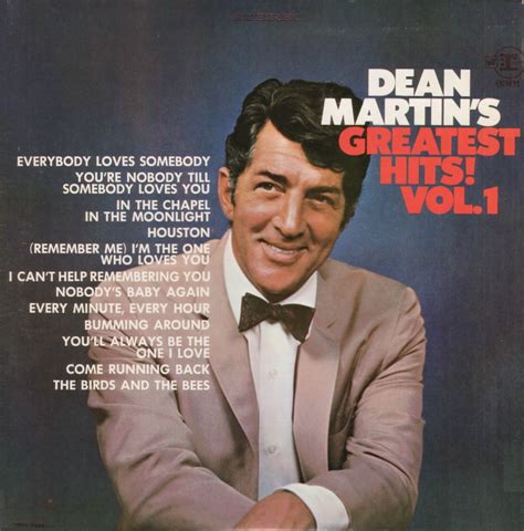 Confused Greens: A Record a Week: Dean Martin - Greatest Hits Vol. 1