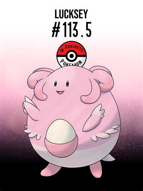 In-Progress Pokemon Evolutions | #440.5 - Happiny are joyful, kind-hearted Pokemon...