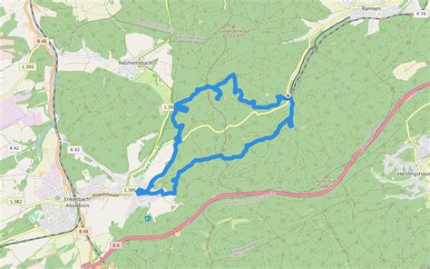 Circular hiking trail 1 Billesweiher - Ramsen, Rhineland-Palatinate, Germany | Pacer