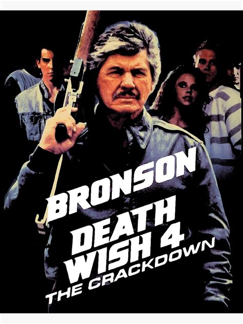 "Death Wish 4: The Crackdown" Poster for Sale by retrokdr | Redbubble