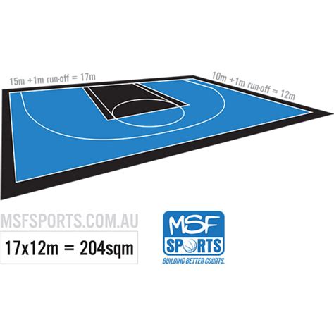 MSF Portable 3x3 Basketball Court - MSF Sports