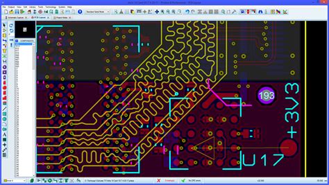 PCB Layout Design - Proteus