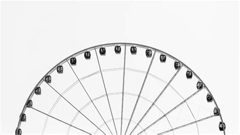 photo, grey, black, ferris, wheel, daytime, gray ferris wheel, photograph | Piqsels
