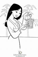 Mulan Coloring Pages FREE 2025  And Learn sketch template