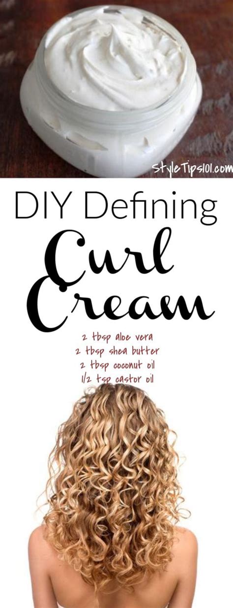 Homemade Curl Cream Recipe | Curl cream, Diy curls, Curl defining cream