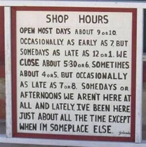 Funny Retail Signs