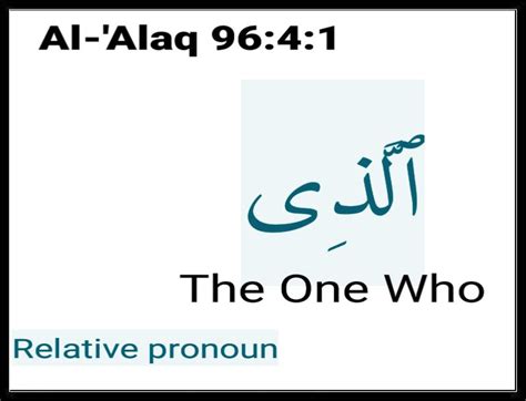 Daily Quranic verse analysis Sura 96, verse 4 - KhanwadeAbuTalib.com