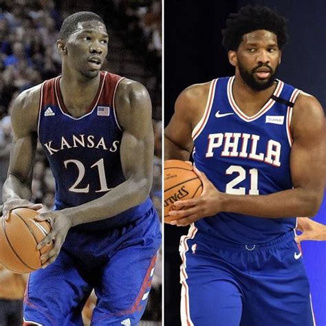 Kansas Embiid (2013) vs Philly Embiid (2020) : r/sixers