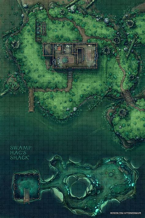 The Swamp Hag S Shack Battle Map X Battlemaps In Map | My XXX Hot Girl
