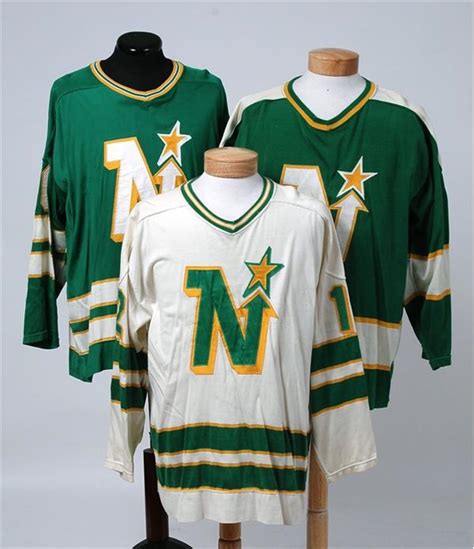 Vintage 1970s Minnesota North Stars Game Used Jersey Lot