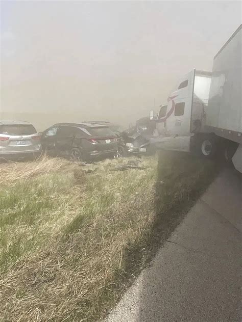 Six killed in I-55 accident as terrifying Illinois dust storm blinds drivers and causes 60 cars ...